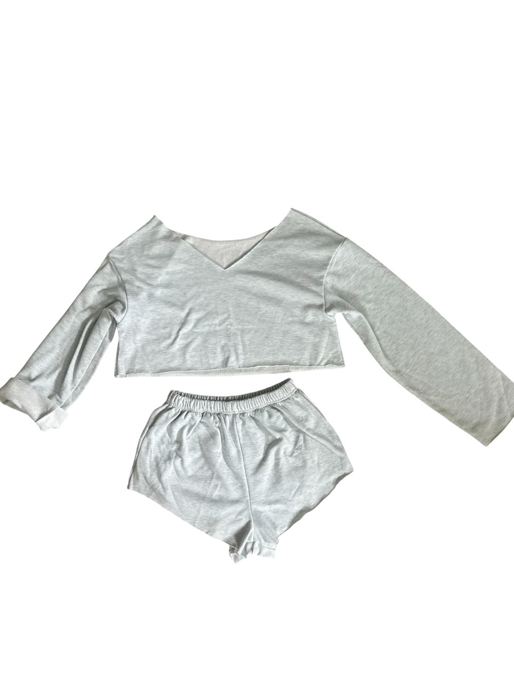 Matching Short Set Grey Size Large